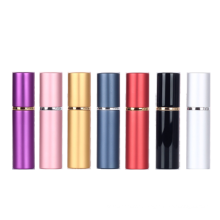 5ML 10ML Colored Refillable Perfume Aluminum Atomizer Fine Mist Pump Spray Bottle